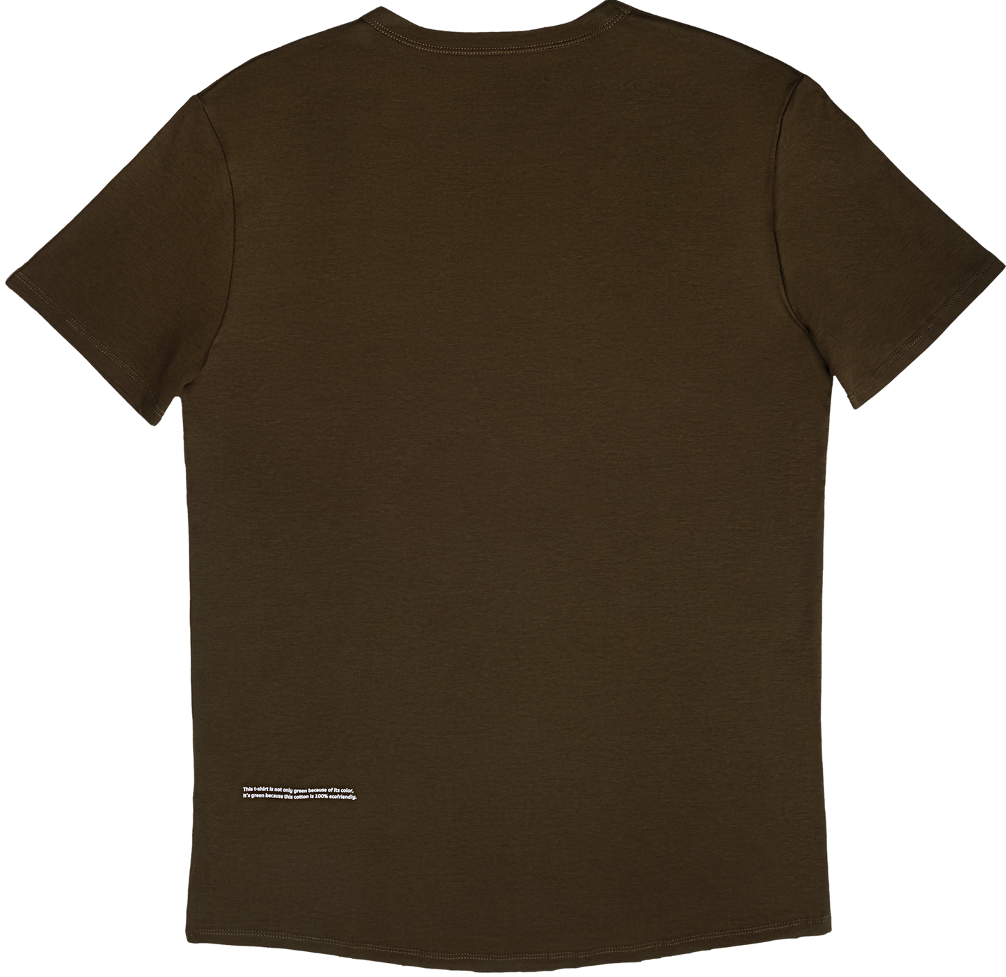 "This t-shirts is green because it's ecofriendly" Tee ♻️