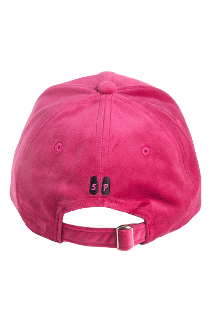 Pink Velvet Woman Cap