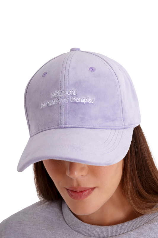 Lilac Velvet Unisex Cap