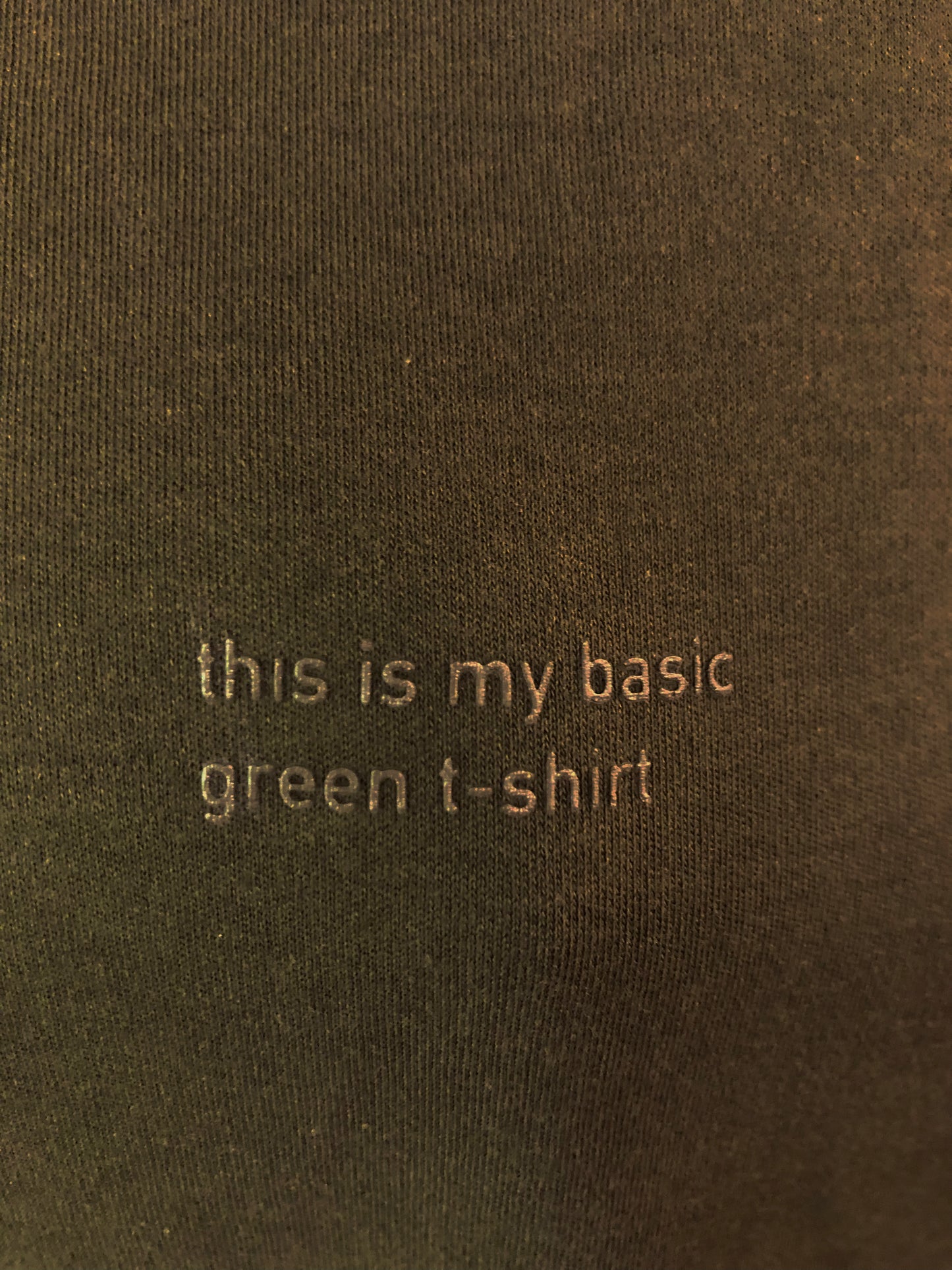 365 Basic Tee - Dark Green