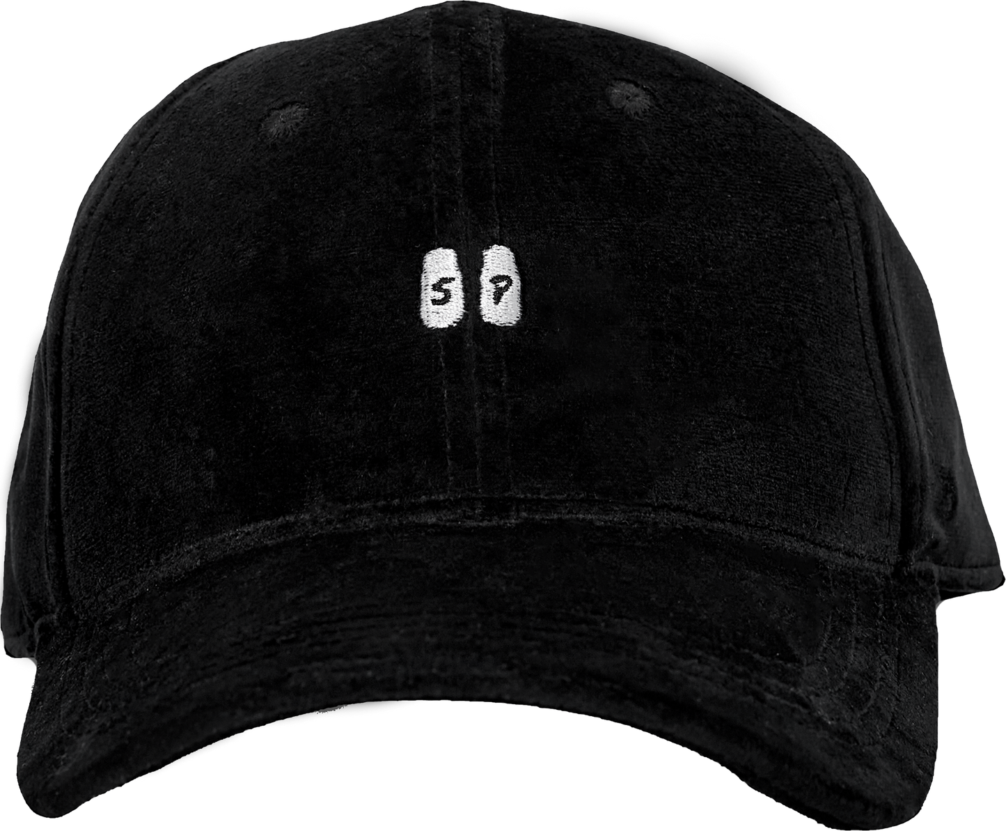 Space Black Velvet Cap "Salty Logo"