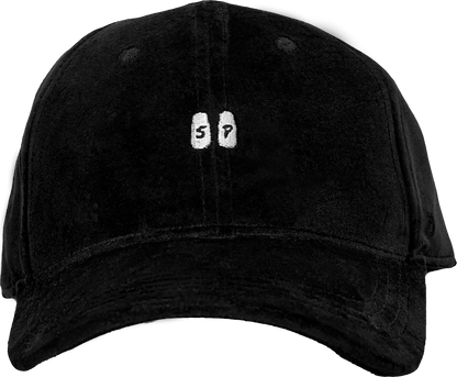 Space Black Velvet Cap "Salty Logo"