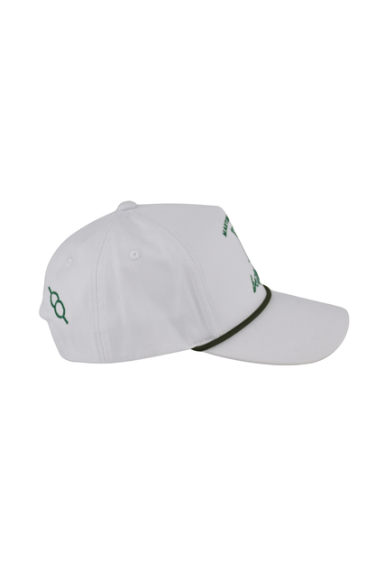 "Martini Makes It Betterini" Cap - White & Olive