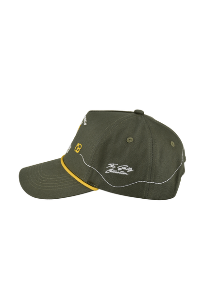 "Bee Yourself Honey" Cap - Olive & Honey Gold