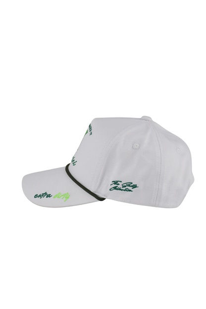 "Martini Makes It Betterini" Cap - White & Olive