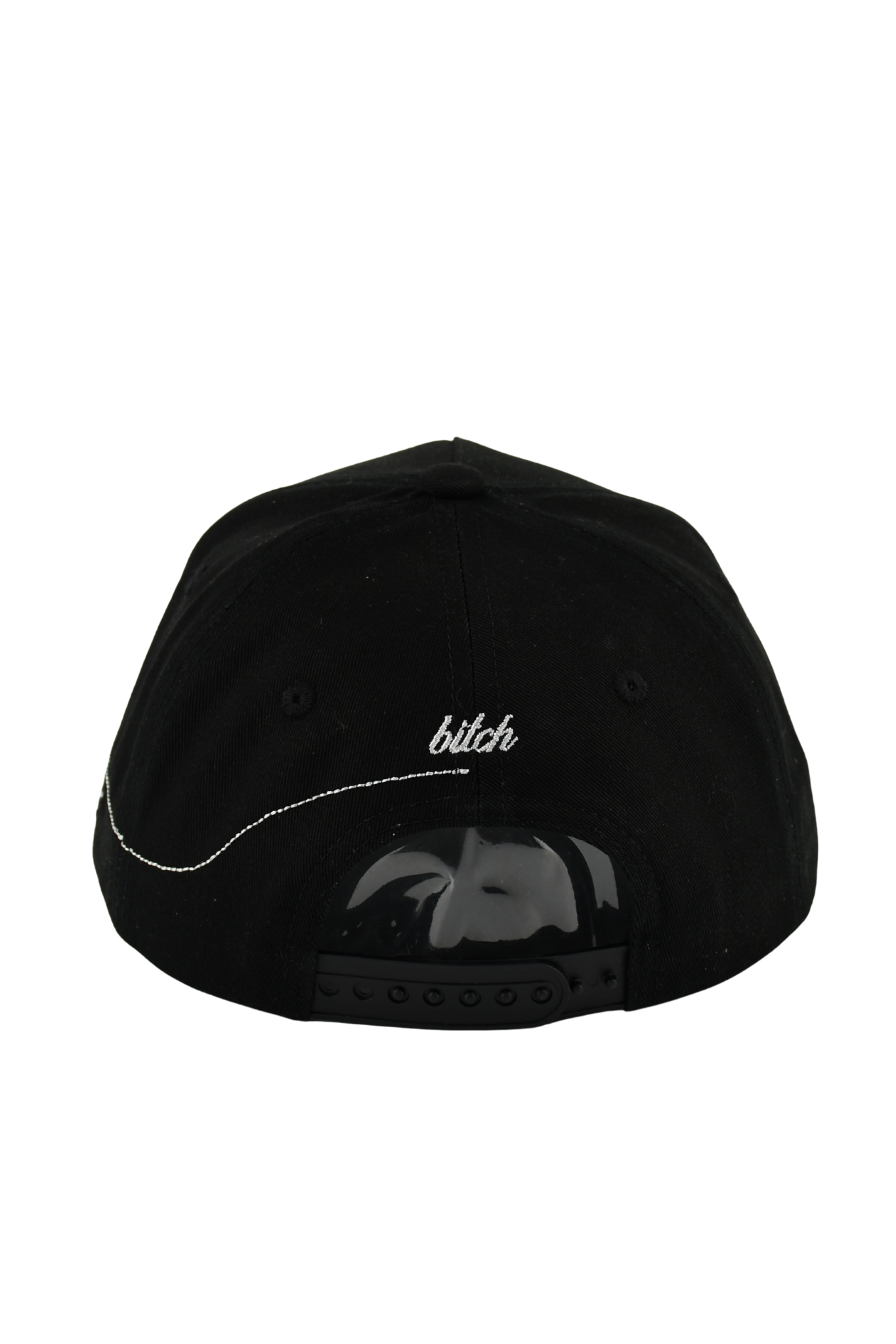 Booked & Busy......bitch"" Cap - Black & Ivory