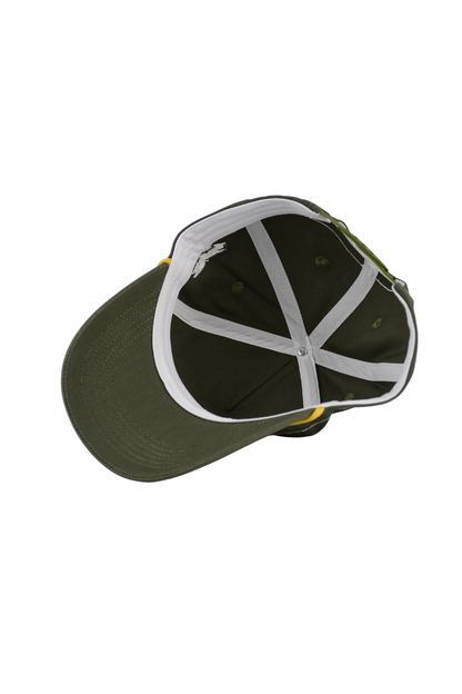 "Bee Yourself Honey" Cap - Olive & Honey Gold