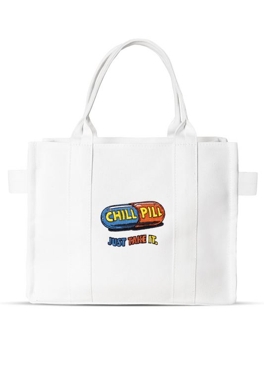 THE SALTY WHITE TOTEBAG