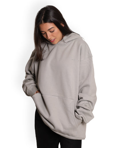 Unisex Oversized Grey Hoodie - Salty Logo