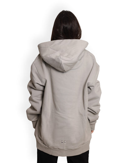 Unisex Oversized Grey Hoodie - Salty Logo