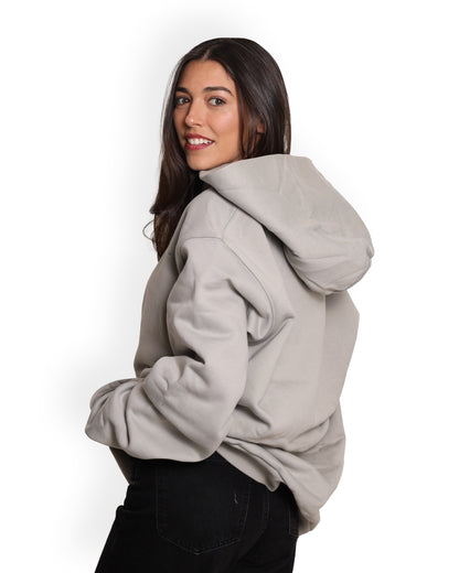 Unisex Oversized Grey Hoodie - Salty Logo