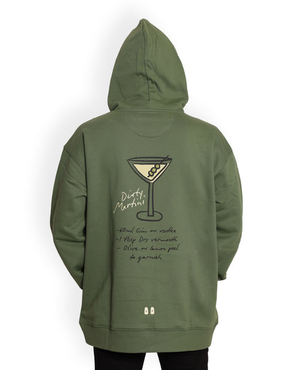 Unisex Oversized Green Hoodie - Dirty Martini