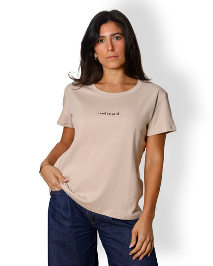 Women's - i need an advil - nude tee