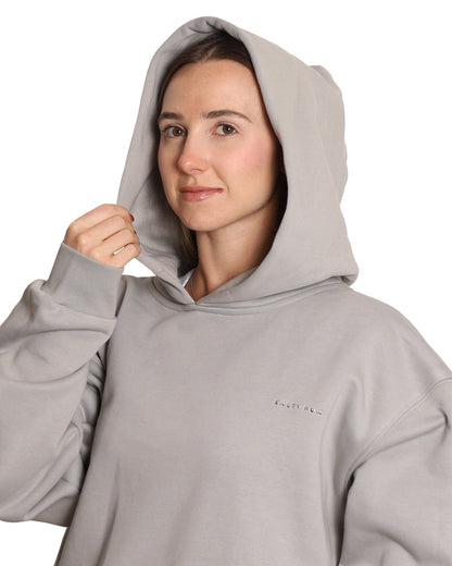 Unisex Oversized Grey Hoodie - Salty Logo