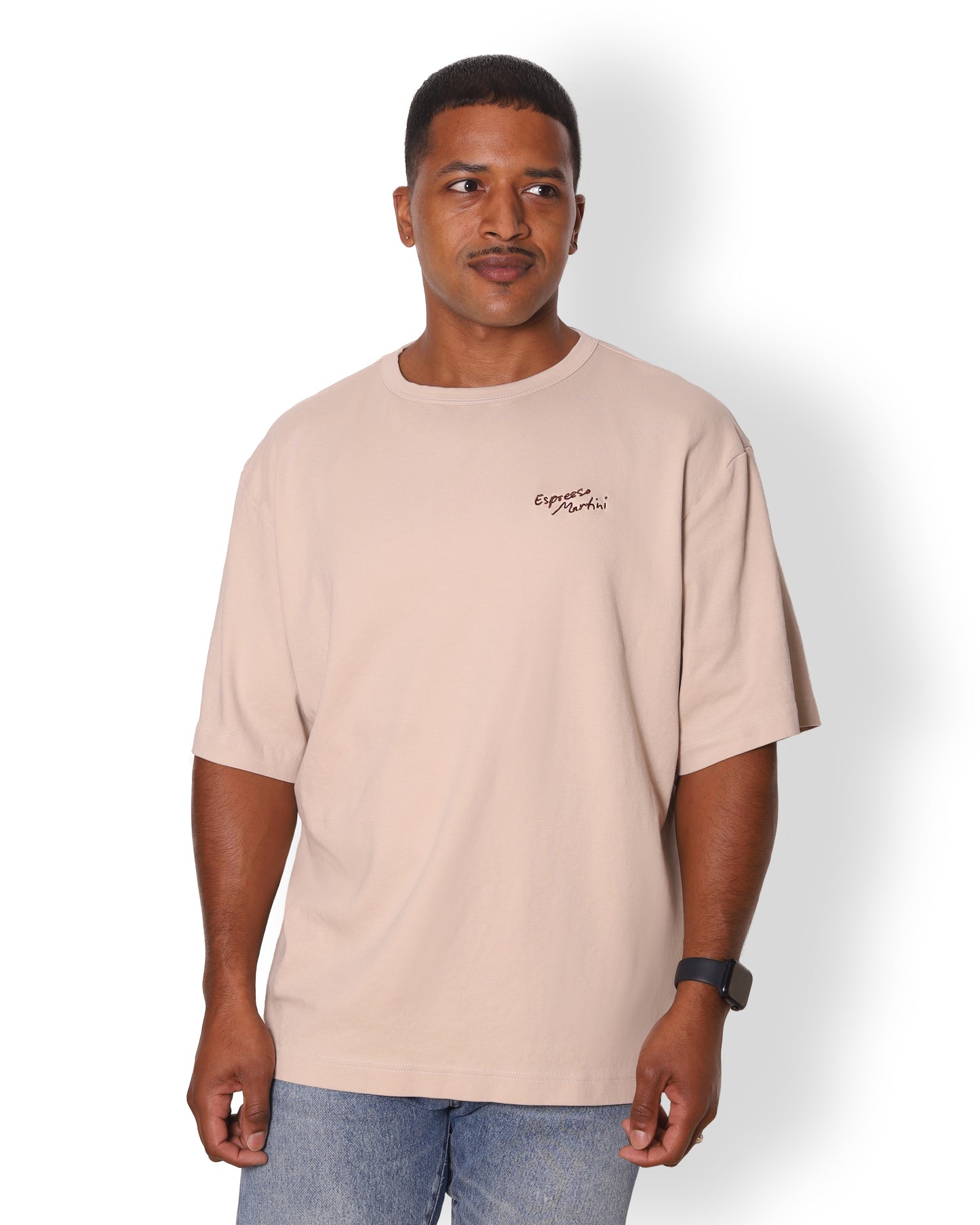 Espresso Martini - Oversized Nude T-Shirt