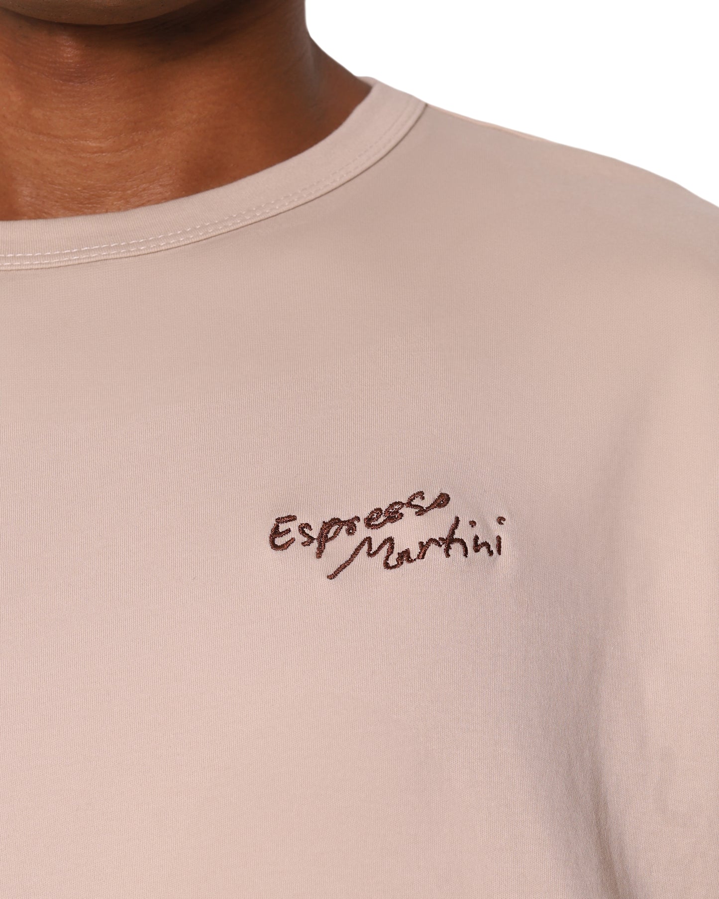 Espresso Martini - Oversized Nude T-Shirt