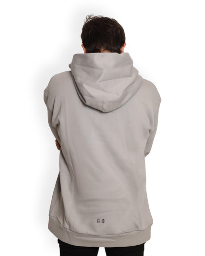 Unisex Oversized Grey Hoodie - Salty Logo