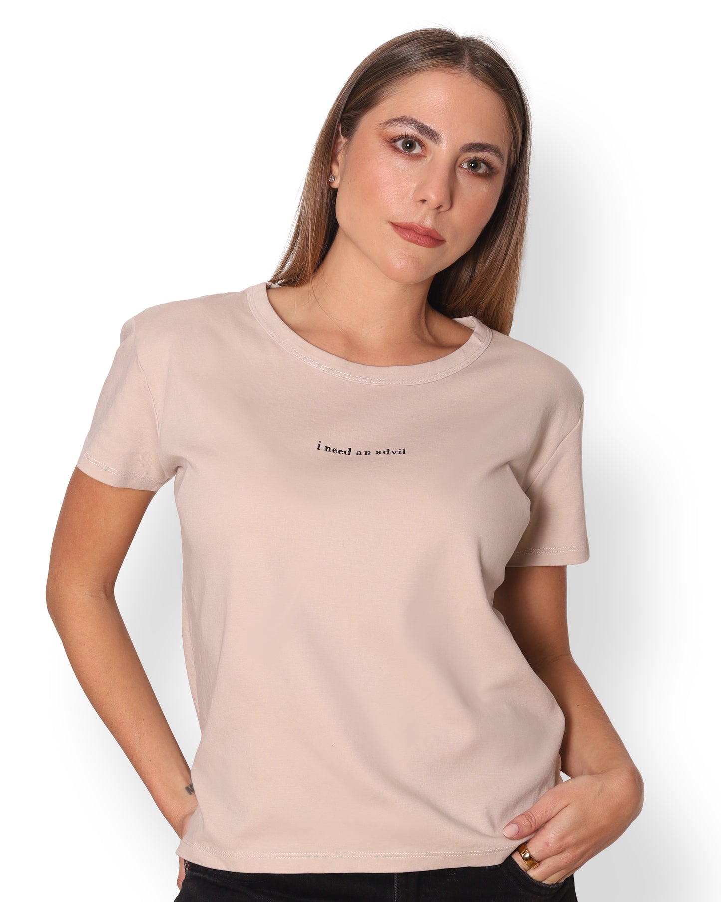 Women's - i need an advil - nude tee