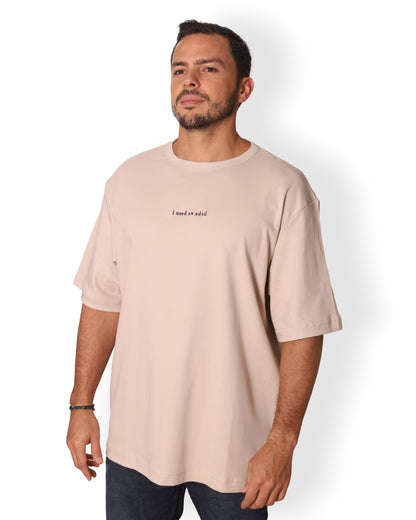 i need an advil - Oversized Nude T-Shirt