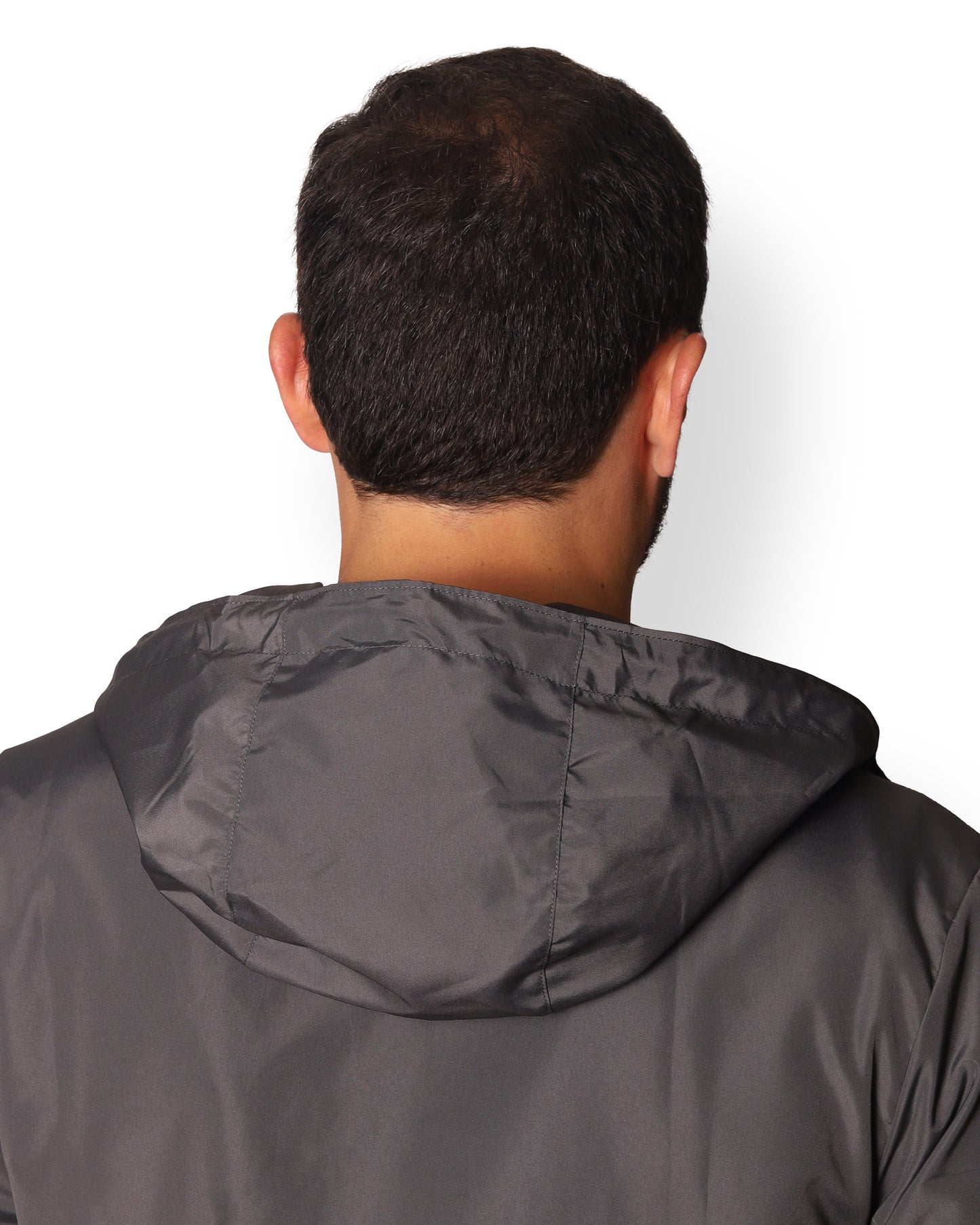 Unisex Dark Grey Windbreaker