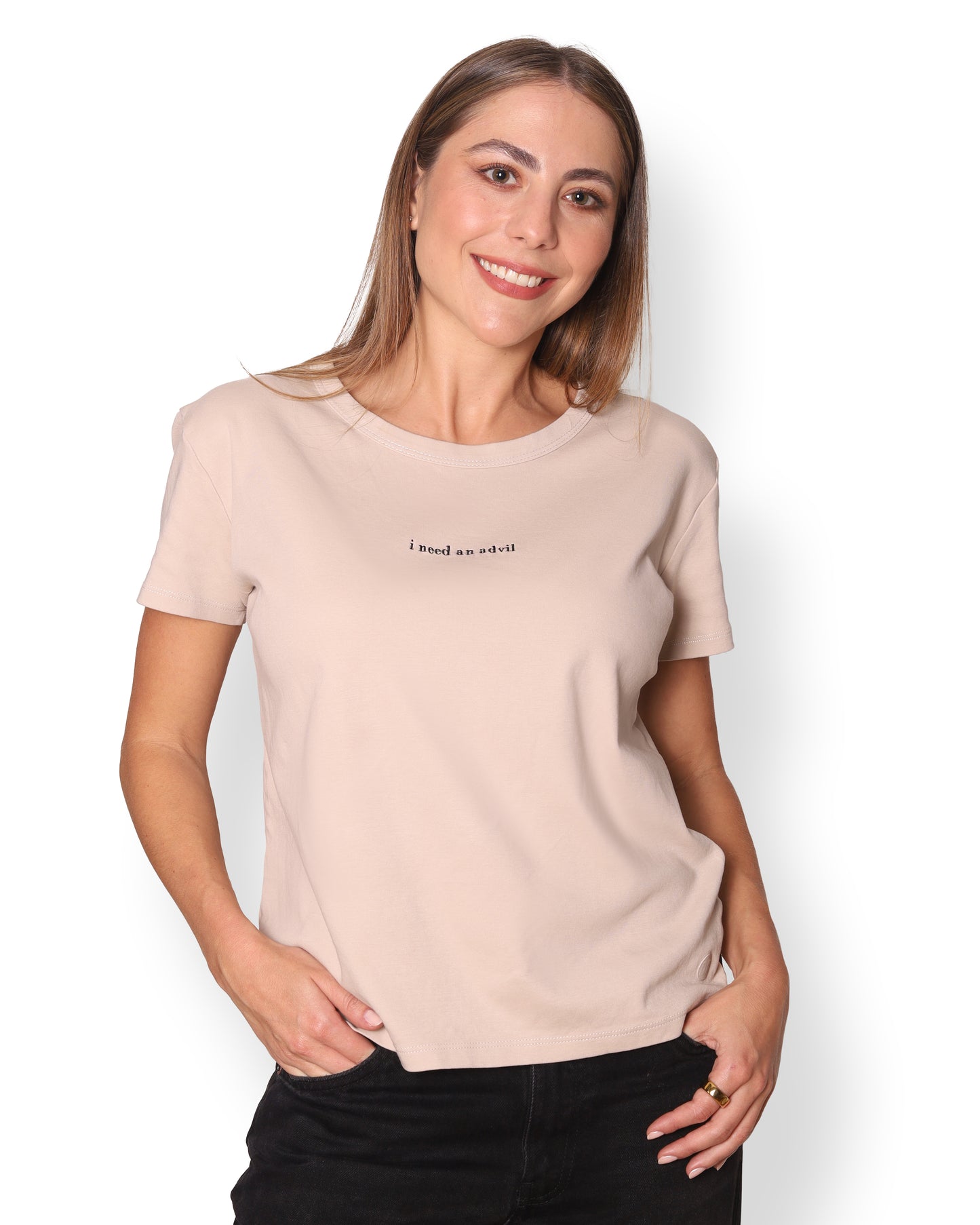 Women's - i need an advil - nude tee