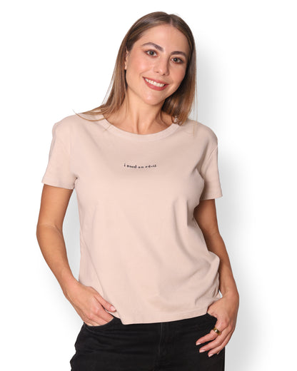 Women's - i need an advil - nude tee