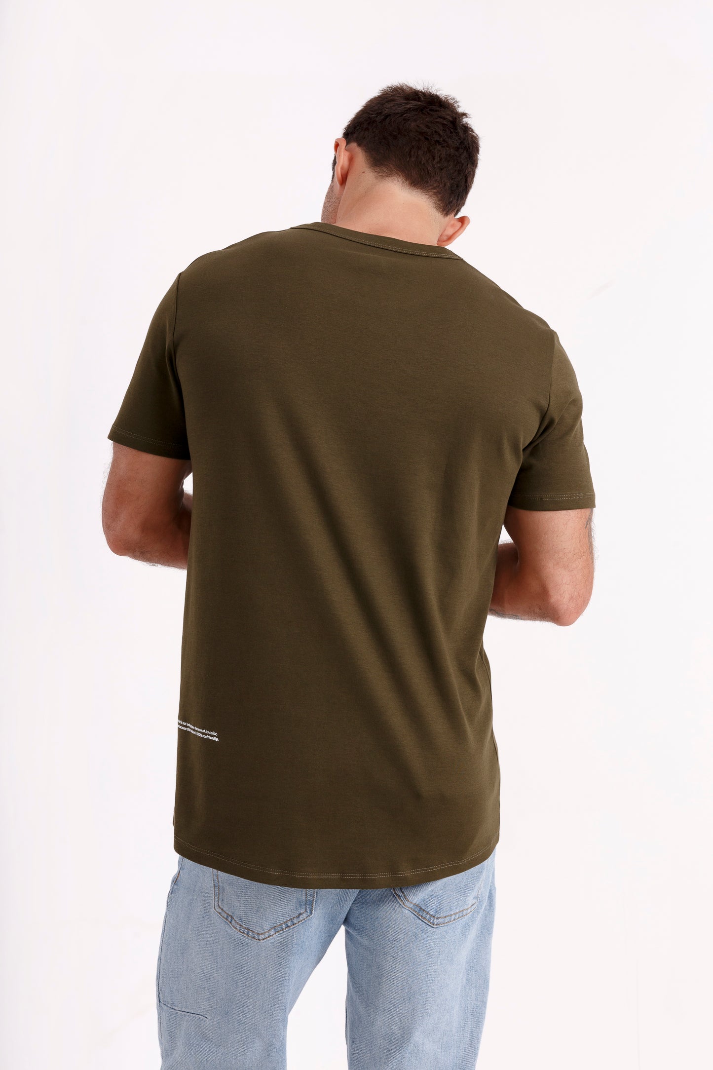 Men's "This t-shirts is green because it's ecofriendly"