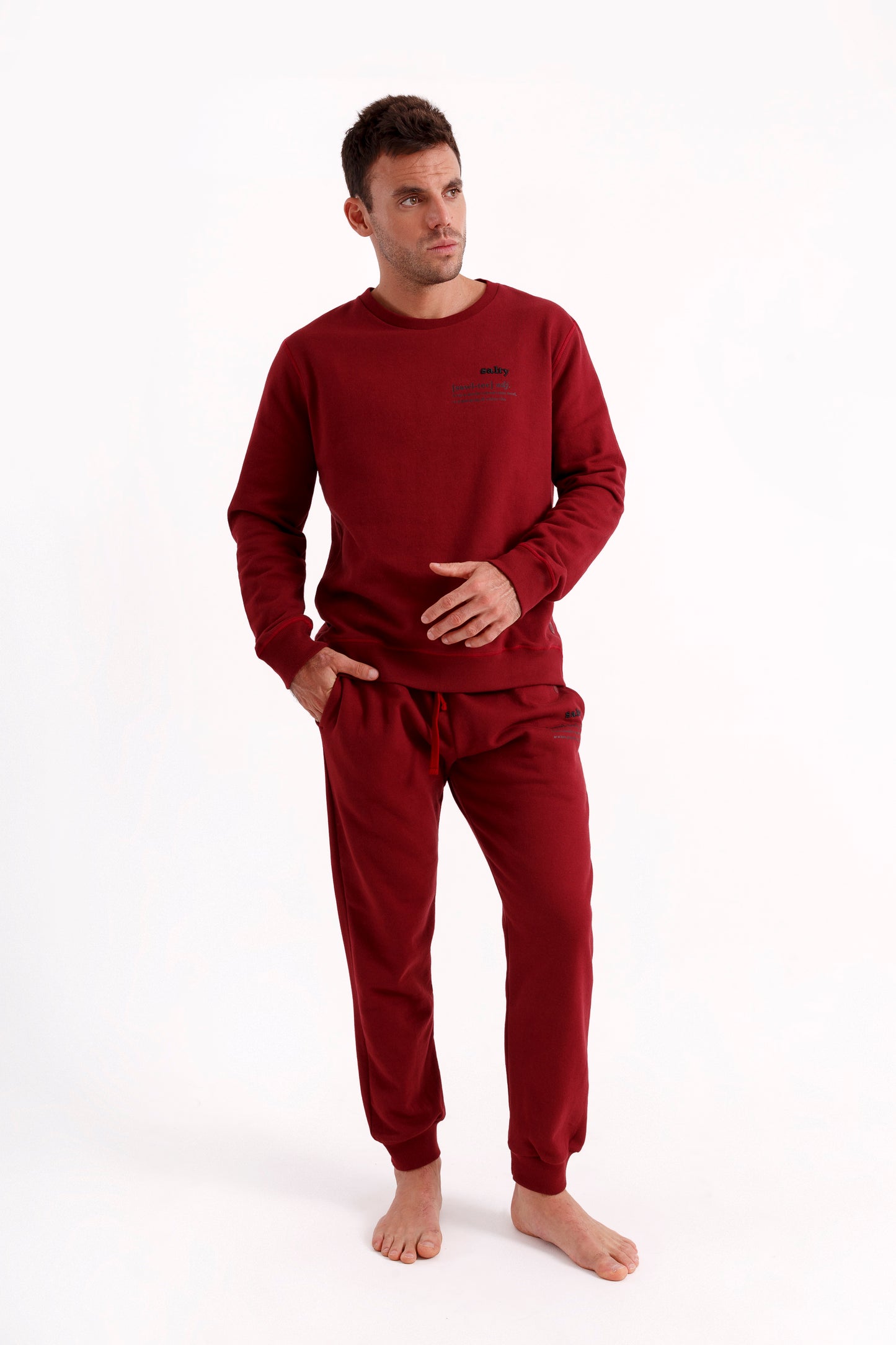 Unisex - Maroon Sweatshirt